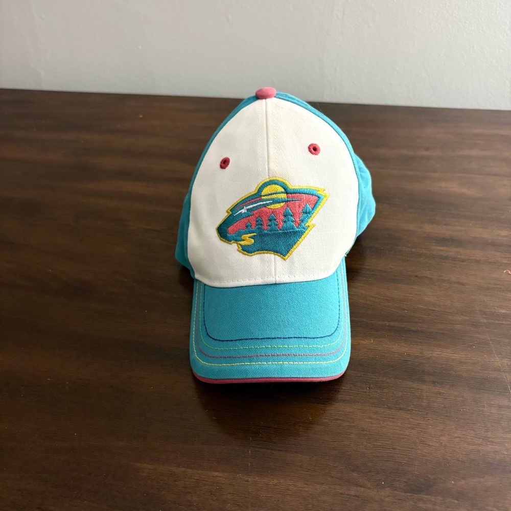 47 Brand Blue and White Kids Cap Hat Girls Toddler Wild Hat